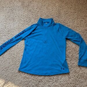 Under Armour Teal Quarter-Zip Pullover